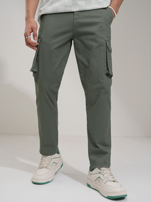 HIGHLANDER Regular Fit Men Green Trousers