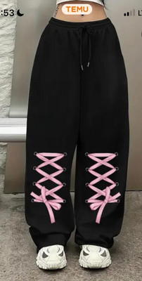 ERAWORLD Straight Fit Women Black Trousers