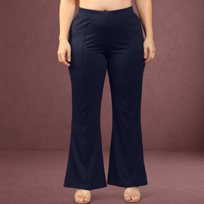 nitafashion Comfort Fit, Regular Fit Women Dark Blue Trousers