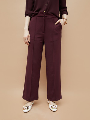 CODE by Lifestyle Regular Fit Women Red Trousers