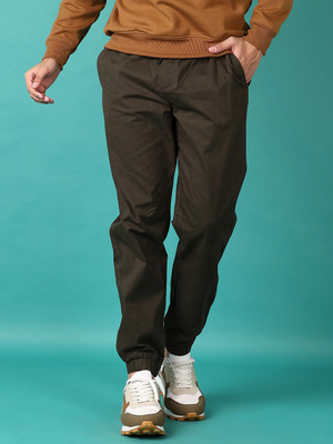 V-MART Regular Fit Men Green Trousers