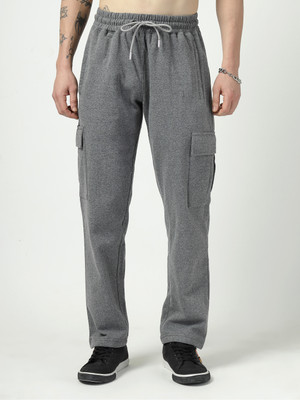 Unifringe Regular Fit Men Black Trousers