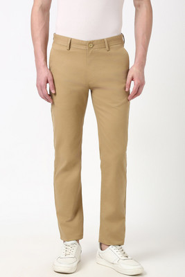 PETER ENGLAND Skinny Fit Men Khaki Trousers