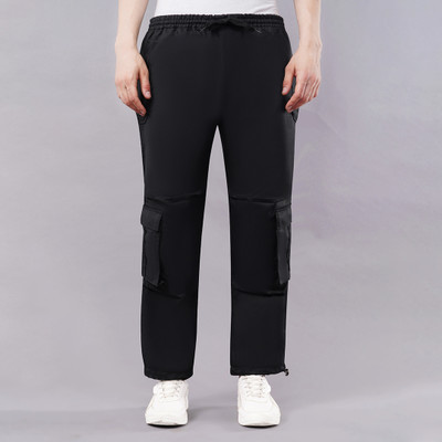 Cloroot Relaxed Men Black Trousers