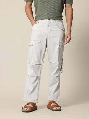 Mr Bowerbird Loose Fit Men Grey Trousers