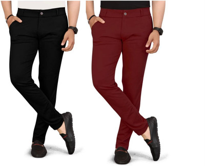 ynam Regular Fit Men Multicolor Trousers