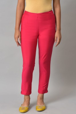 W Regular Fit Women Pink Trousers