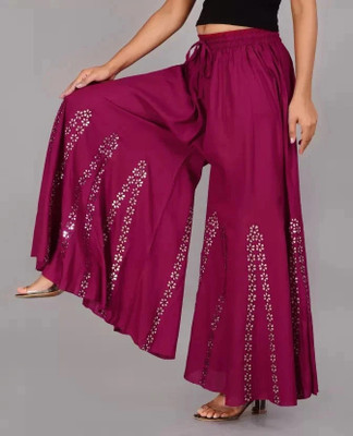 SMASUMM Comfort Fit Women Maroon Trousers