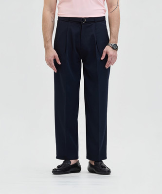 Snitch Relaxed Men Blue Trousers