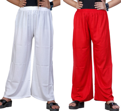 Abhisar Regular Fit Women White Trousers