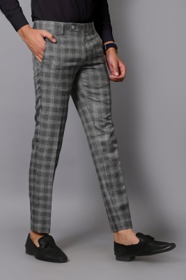 El Cielo Regular Fit Men Grey Trousers