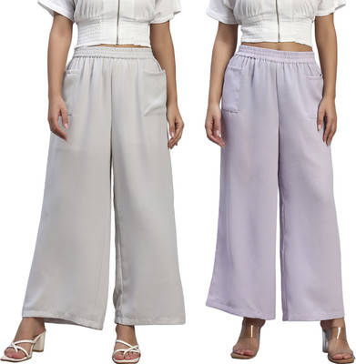 HOE Regular Fit Women Multicolor Trousers