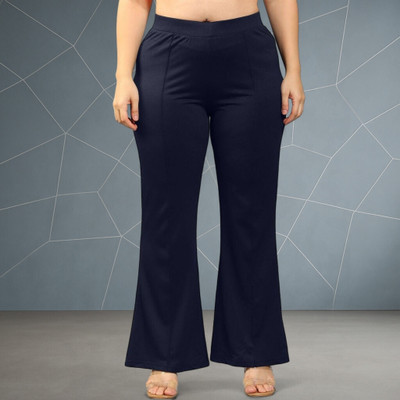 Anitafashion Comfort Fit, Regular Fit Women Dark Blue Trousers