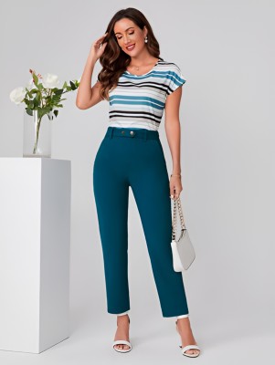 KOTTY Regular Fit Women Green Trousers