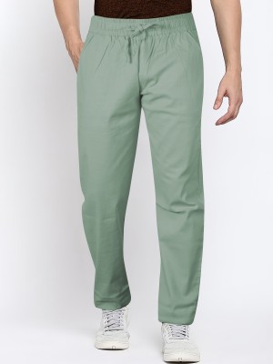 JUST BLACK Loose Fit Men Green Trousers