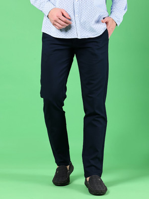 V-MART Slim Fit Men Blue Trousers