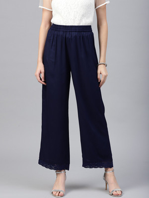 Juniper Regular Fit Women Dark Blue Trousers