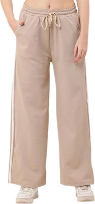 KOMAL Straight Fit Women Beige Trousers