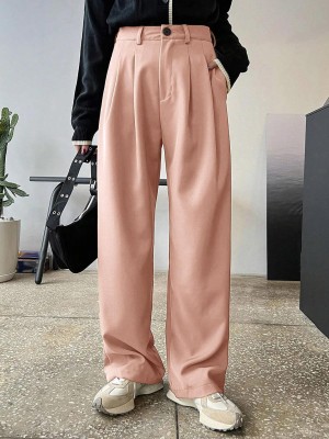 KOTTY Regular Fit Women Pink Trousers