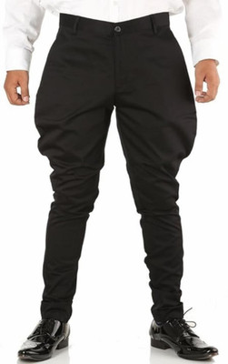 Breakthrough Flared Men Black Trousers