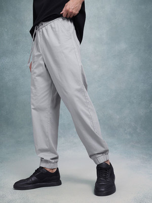 Roadster Relaxed Men Grey Trousers
