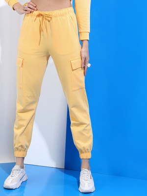 Tokyo Talkies Regular Fit Women Orange Trousers