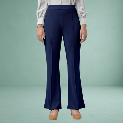 nitafashion Loose Fit Women Dark Blue Trousers