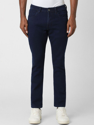 PETER ENGLAND Regular Fit Men Blue Trousers