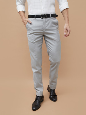CODE by Lifestyle Regular Fit Men Grey Trousers