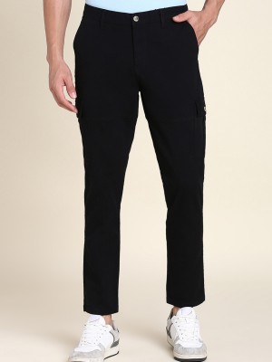 Dennis Lingo Slim Fit Men Black Trousers