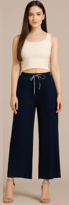 AdvibaFashion Regular Fit Women Dark Blue Trousers