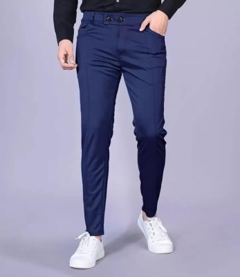 PUME Regular Fit Men Dark Blue Trousers