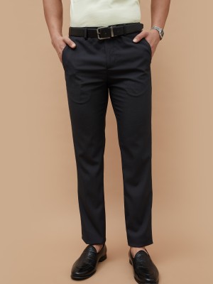 CODE by Lifestyle Regular Fit Men Black Trousers