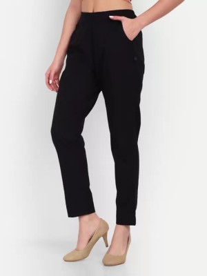 JYESHTA Regular Fit Women Black Trousers