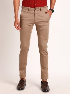 TURTLE Tapered Men Khaki Trousers