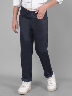 CRIMSOUNE CLUB Slim Fit Boys Blue Trousers
