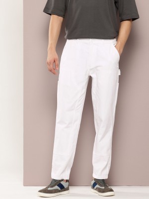 Kook N Keech Regular Fit Men White Trousers