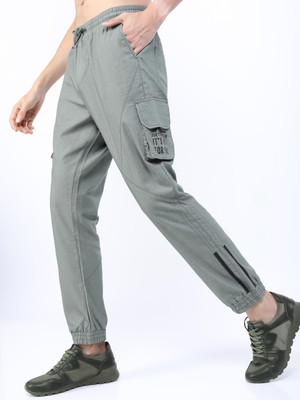 KETCH Regular Fit Men Green Trousers