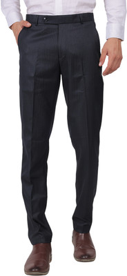 Hoj Regular Fit Men Blue Trousers