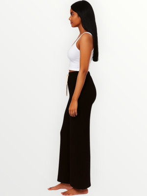 Classy creations Comfort Fit Women Black Trousers
