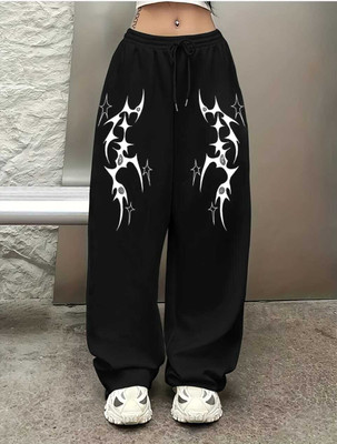 SABIAFASHION Loose Fit Women Black Trousers