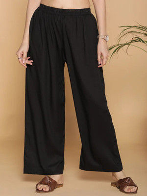 Moirai Relaxed Women Black Trousers