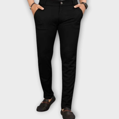 Rudra Enterprise Regular Fit Men Grey Trousers