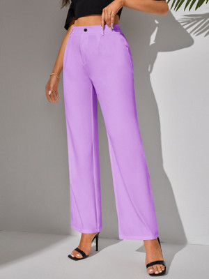 CHALODIA Regular Fit Women Pink Trousers