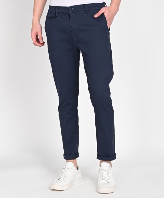 FLYING MACHINE Tapered Men Blue Trousers