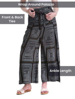 Label Of Lalaji Garments Regular Fit Women Black Trousers