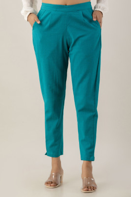 Kohsh Regular Fit Women Black Trousers