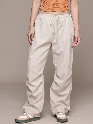 Roadster Regular Fit Women Beige Trousers