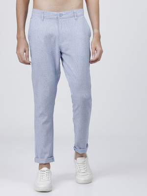 HIGHLANDER Slim Fit Men Blue Trousers