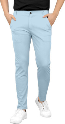 Vamdev Hub Regular Fit Men Light Blue Trousers